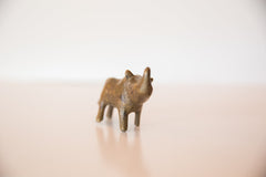 Vintage African Medium Bronze Turning Rhino // ONH Item ab00421 Image 4