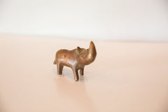 Vintage African Medium Copper Rhino // ONH Item ab00423 Image 2