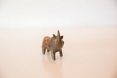 Vintage African Medium Dark Copper Rhino // ONH Item ab00425 Image 2