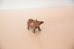 Vintage African Medium Copper Hippo // ONH Item ab00427 Image 2