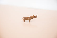 Vintage African Mini Copper Rhino // ONH Item ab00437 Image 2