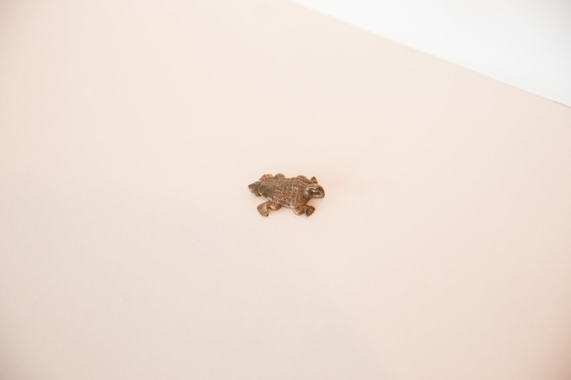 Vintage African Copper Turtle Pendant // ONH Item ab00439 Image 1