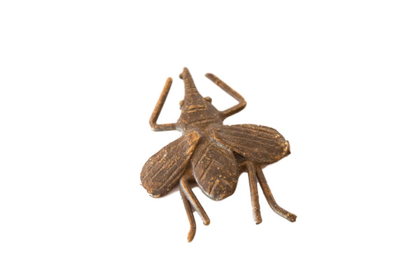 Vintage African Oversized Bronze Insect // ONH Item ab00442