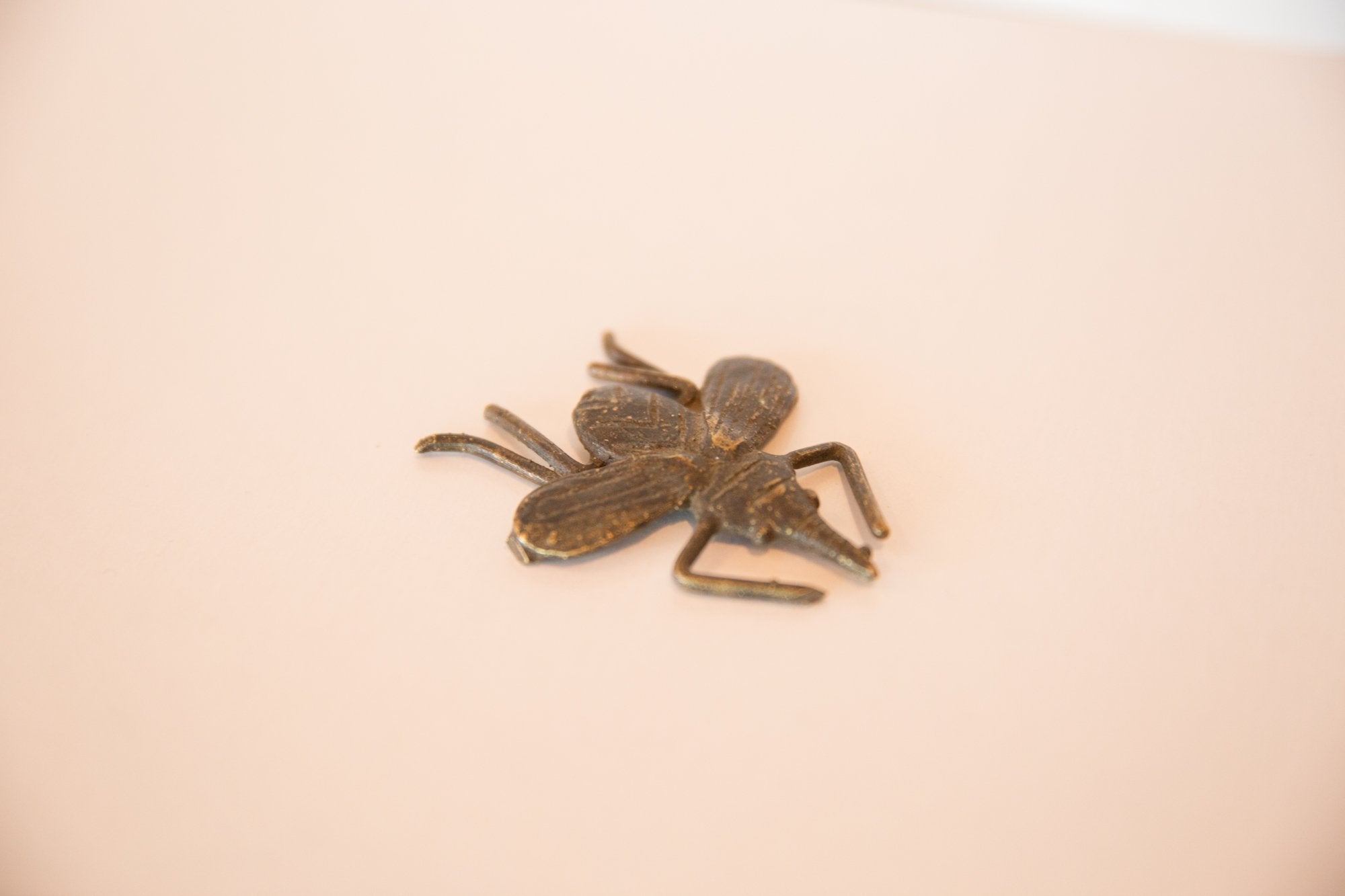 Vintage African Oversized Bronze Insect // ONH Item ab00442 Image 1