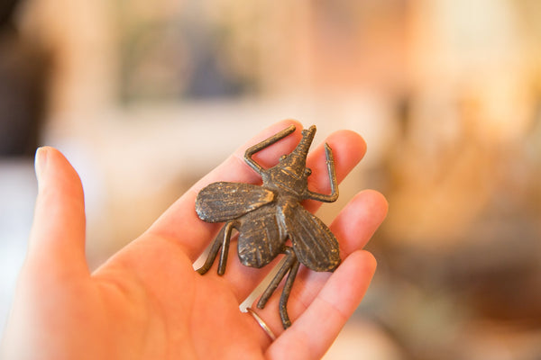 Vintage African Oversized Bronze Insect // ONH Item ab00442 Image 4