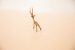 Vintage African Mini Bronze Male Gazelle // ONH Item ab00444 Image 3
