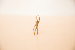 Vintage African Mini Bronze Male Gazelle // ONH Item ab00444 Image 4