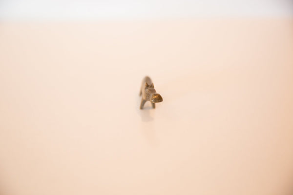 Vintage African Tiny Bronze Hippo // ONH Item ab00449 Image 4