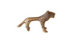 Vintage African Mini Lion with Dark Gold Patina // ONH Item ab00450