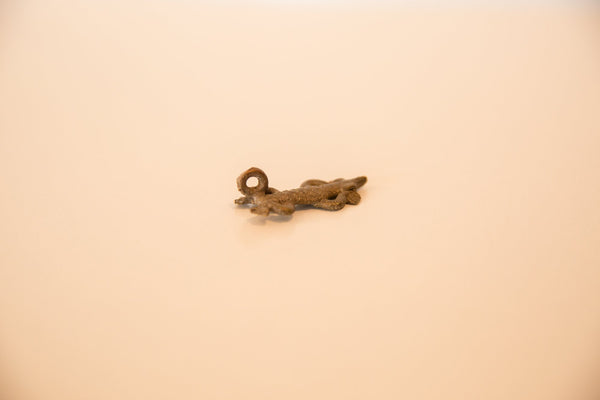 Vintage African Bronze Lizard Pendant // ONH Item ab00451 Image 2