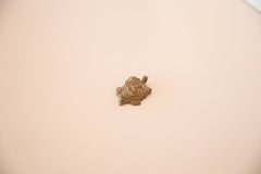 Vintage African Bronze Flower Backed Turtle Pendant with Dusty Patina // ONH Item ab00455 Image 3