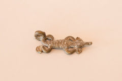 Vintage African Bronze Lizard Pendant with Dusty Patina // ONH Item ab00457 Image 2
