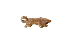Vintage African Bronze Turtle Pendant // ONH Item ab00462