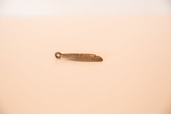 Vintage African Bronze Tribal Mask Pendant // ONH Item ab00471 Image 2