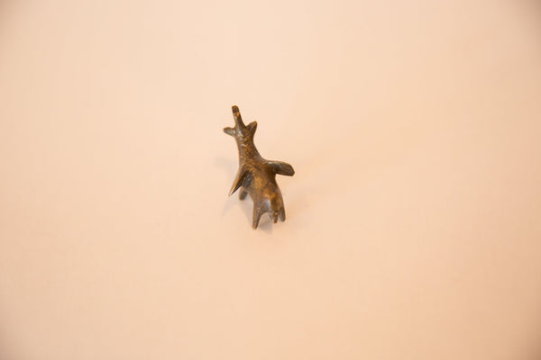 Vintage African Tiny Bronze Elephant // ONH Item ab00472 Image 4