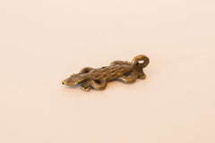Vintage African Bronze Spotted Lizard Pendant // ONH Item ab00473 Image 1