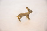 Vintage African jack rabbit sculpture, possibly an Ashanti gold weight.