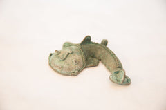 Vintage African Large Oxidized Copper Fish Pendant // ONH Item ab00494 Image 5