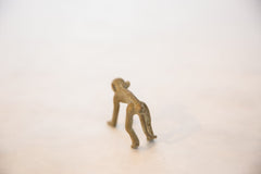 Vintage African Medium Oxidized Bronze Monkey // ONH Item ab00497 Image 2