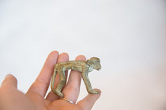 Vintage African Medium Oxidized Bronze Monkey // ONH Item ab00497 Image 4