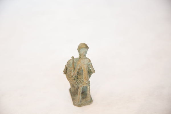 Vintage African Oxidized Copper Drummer // ONH Item ab00499 Image 4