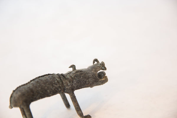 Vintage African Dark Oxidized Copper Boar // ONH Item ab00503 Image 5