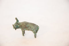 Vintage African Oxidized Copper Bull // ONH Item ab00504 Image 2