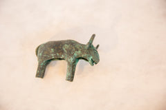 Vintage African Oxidized Copper Bull // ONH Item ab00504 Image 3