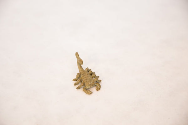 Vintage African Oxidized Bronze Scorpion Pendant // ONH Item ab00505 Image 1