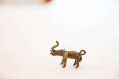 Vintage African Oxidized Bronze Elephant Pendant // ONH Item ab00507 Image 3