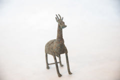 Vintage African Chubby Oxidized Copper Giraffe // ONH Item ab00513 Image 1