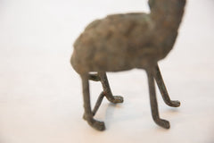 Vintage African Chubby Oxidized Copper Giraffe // ONH Item ab00513 Image 4