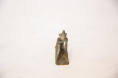 Vintage African Oxidized Copper Person Posing // ONH Item ab00515 Image 1