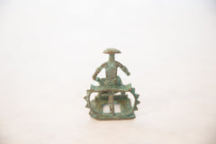 Vintage African Oxidized Copper Sitting Woman // ONH Item ab00521 Image 3
