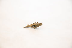 Vintage African Small Bronze Mesh Design Fish Pendant // ONH Item ab00525 Image 2