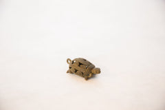 Vintage African Large Bronze Wire Design Turtle Pendant // ONH Item ab00535 Image 1