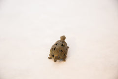 Vintage African Large Bronze Wire Design Turtle Pendant // ONH Item ab00535 Image 2