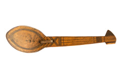 Vintage African Wooden Spoon // ONH Item ab00541