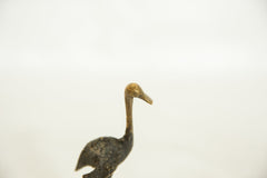 Vintage African Medium Bronze Ostrich // ONH Item ab00581 Image 2