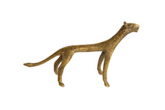 Vintage African Bronze Cheetah // ONH Item ab00584