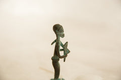 Vintage African Oxidized Copper Male Farmer // ONH Item ab00590 Image 3