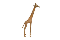 Vintage African Bronze Giraffe // ONH Item ab00594