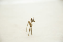 Vintage African Bronze Gazelle Fawn // ONH Item ab00606 Image 1