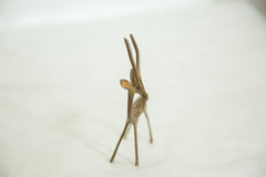 Vintage African Bronze Left Facing Alert Gazelle // ONH Item ab00608 Image 1
