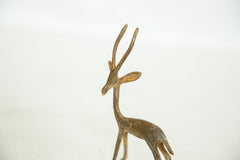 Vintage African Bronze Left Facing Alert Gazelle // ONH Item ab00608 Image 3