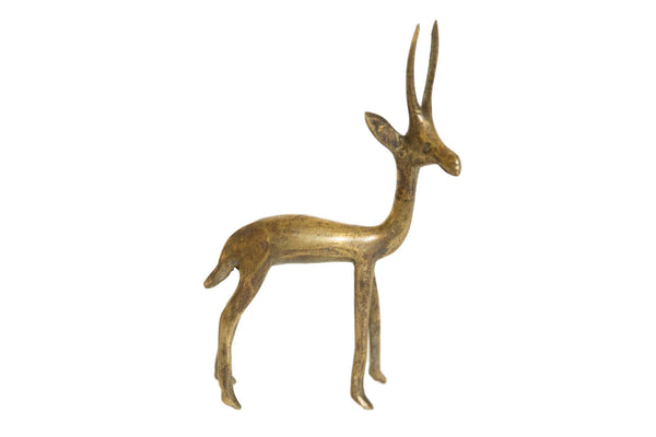 Vintage African Bronze Gazelle // ONH Item ab00609