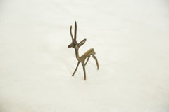 Vintage African Bronze Right Facing Alert Gazelle // ONH Item ab00612 Image 1