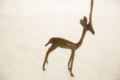 Vintage African Bronze Forward Facing Gazelle // ONH Item ab00613 Image 2