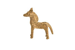 Vintage African Bronze Horse // ONH Item ab00624