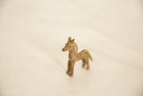 Handmade vintage African Bronze Horse figurine with rustic texture and aged patina.